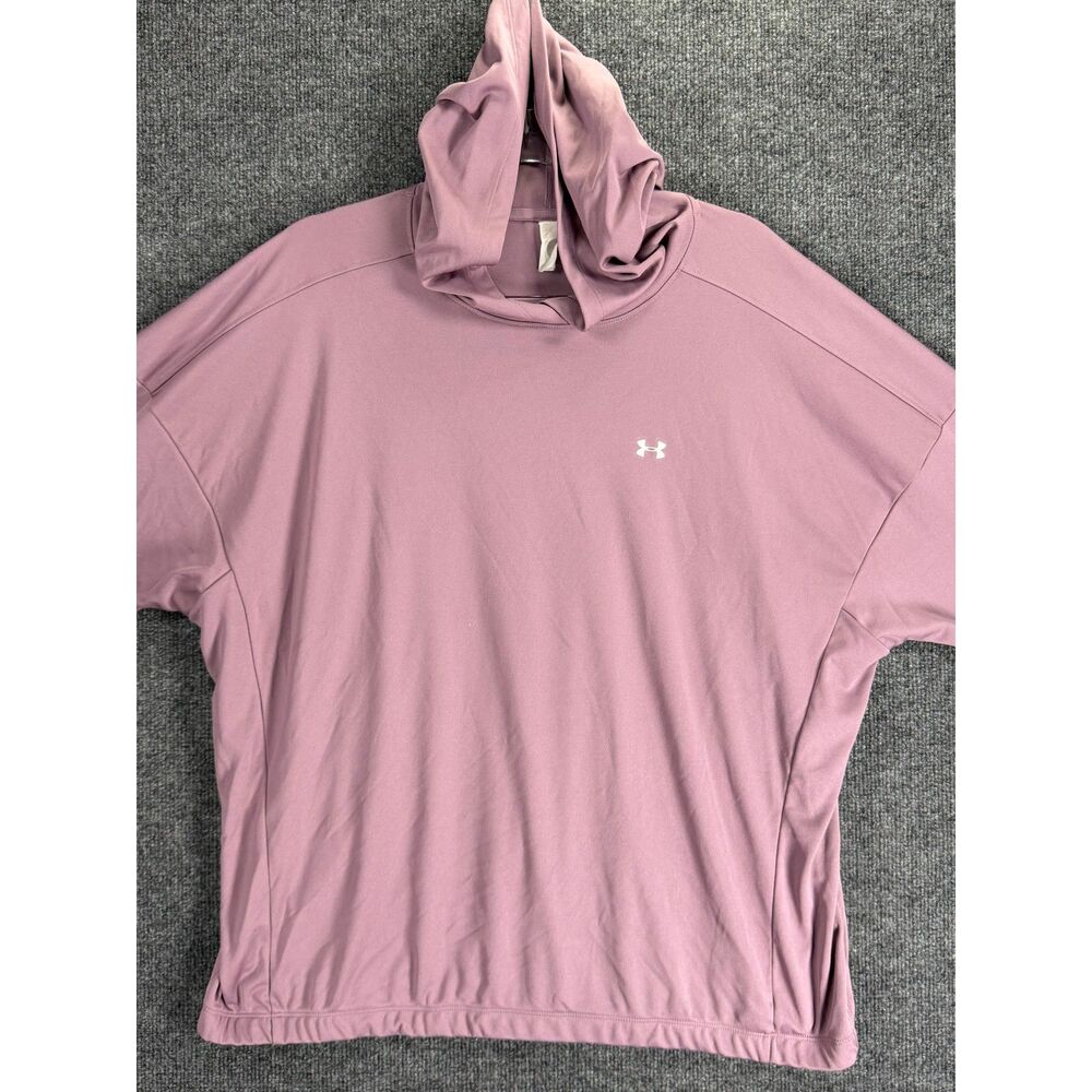 Under Armour Women’s XXL 2XL Mauve Cowl Hoodie Thumbholes Pockets